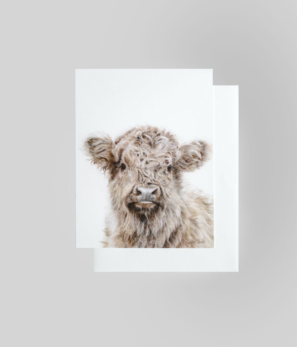 Greeting Card 'Effie' the Highland Cow image 1