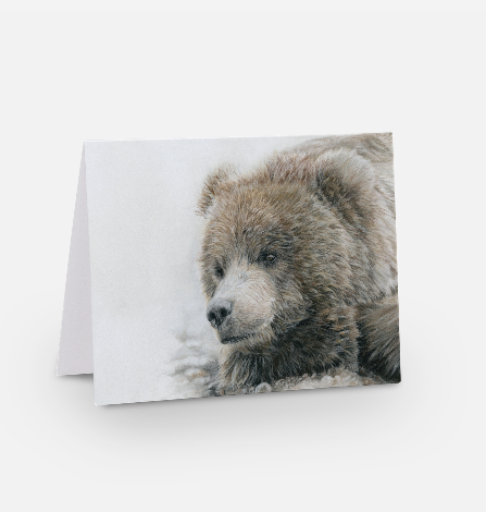 Greeting Card "Poppa Bear" Grizzly image 0