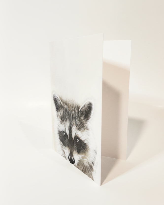 Greeting Card 'Little Bandit' Raccoon image 1